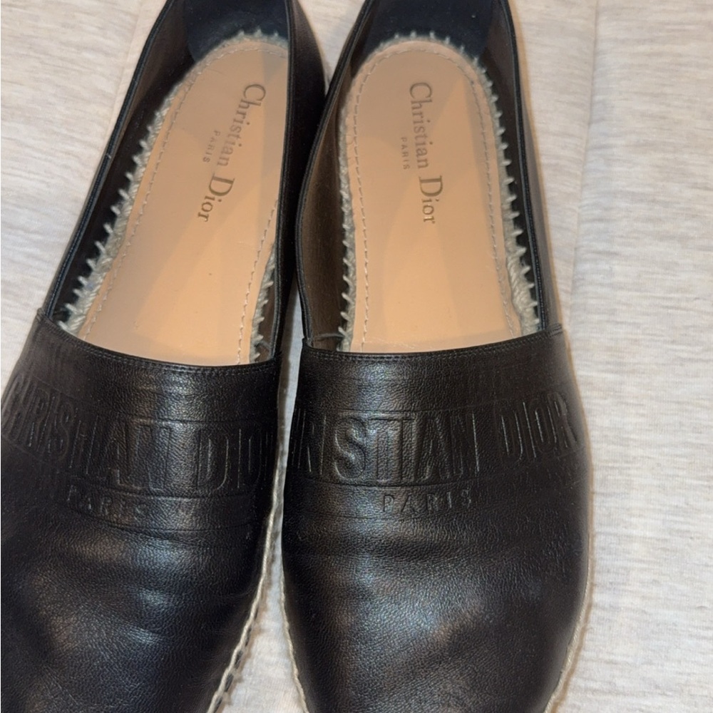 Dior Black Espadrilles